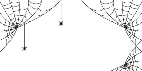 Black spider on the Web