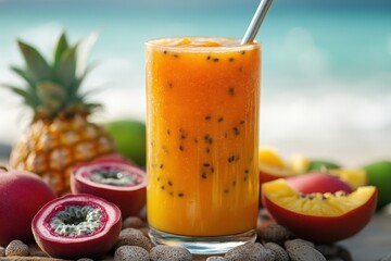 Poster - Refreshing Passion Fruit Smoothie