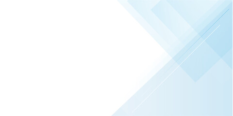 Leinwandbilder - Colorful vector abstract modern wide banner background. Blue vector gradient abstract background with shapes elements.