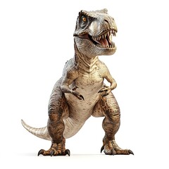 Poster - A T-rex (portrait, standing), animal bundle isolated on a white background 