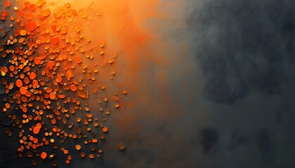 Elegant gradient texture featuring dark gray and warm orange hues