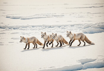 Wall Mural - Arctic Fox 2