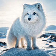 Wall Mural - Arctic Fox 64