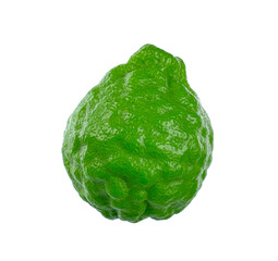 Bergamot fruit isolated on the white background