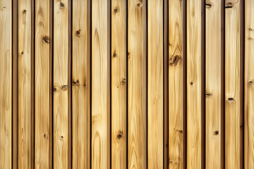 The modern plank surface features wooden panels for walls, vertical slats for facade cladding, and timber stripes made of beige pine for interior and exterior design