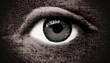 © Studio 100 - Halftone texture of the eye for a modern poster. Generated image