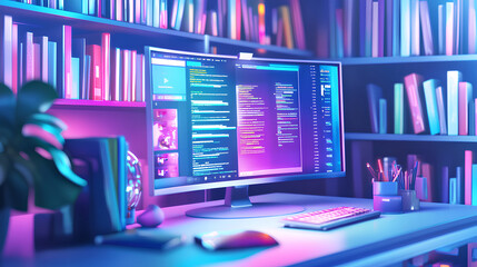 Wall Mural - web development frameworks and libraries