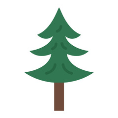 Poster - Vector Design Pine Tree Icon Style