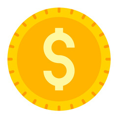 Sticker - Vector Design Dollar Icon Style