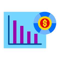 Sticker - Blue Chip Stocks Icon Style