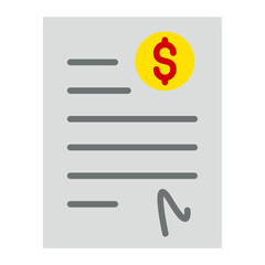 Poster - Investment Agreement Icon Style