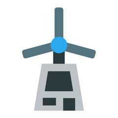 Sticker - Windmill Icon Style