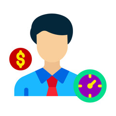 Sticker - Performance Marketer Icon Style