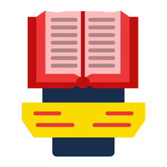 Poster - Book Display Icon Style