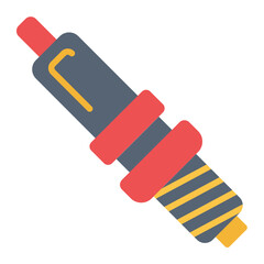 Canvas Print - Spark Plug Icon Style