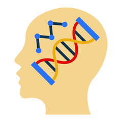 Sticker - DNA Icon Style