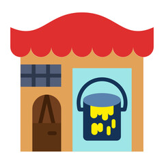 Sticker - Paint Shop Icon Style