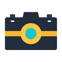 Wall Mural - Camera Icon Style