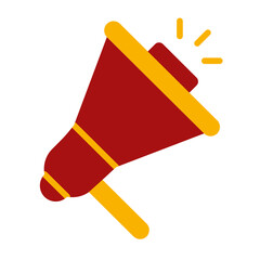 Sticker - Megaphone Icon Style