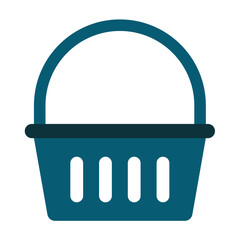 Wall Mural - Shopping Basket Icon Style