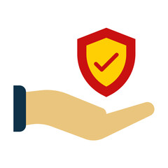 Sticker - Life Insurance Icon Style