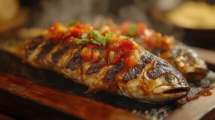 Grilled Fish with Salsa