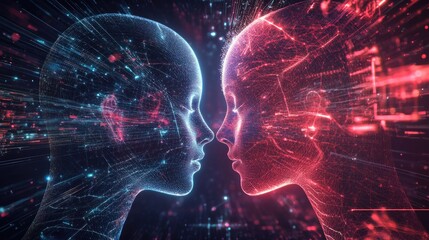 ai transforms the telecom industry. big data is transformed into useful insights using advanced mach