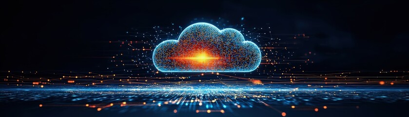 Poster - Dynamic Cloud Technology Illustration