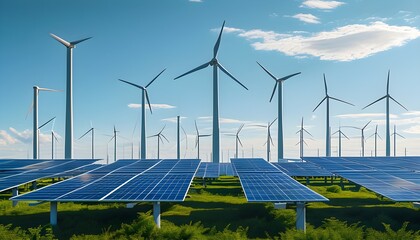 Sustainable Industry: Factories Embracing Solar Panels and Wind Turbines for Clean Energy Solutions