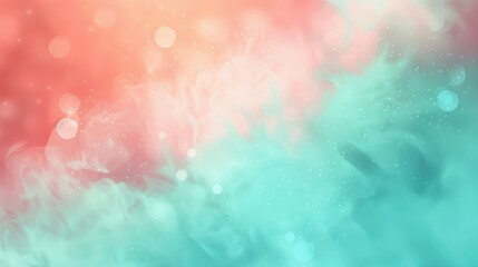 Leinwandbilder - A colorful background with a blue and pink swirl
