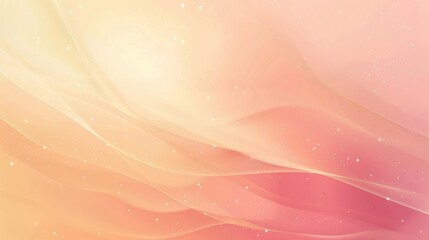 Leinwandbilder - A pink and yellow background with a white line