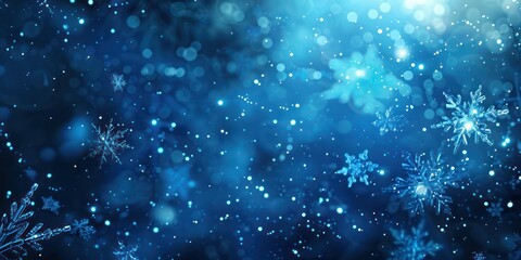 festive christmas gfx background with animated snowflakes