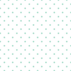 Wall Mural - mint green polka dots pattern design element