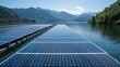 © CreativeLoom - A solar panel array is floating on the water