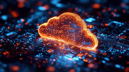 The integration of cloud and edge computing emphasizes cybersecurity and data protection in interconnected digital systems.