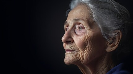 Wall Mural - Senior individual experiencing memory loss