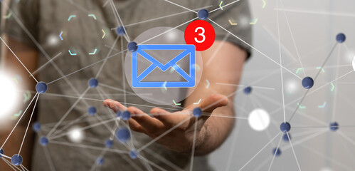 mail communication support contact concept service