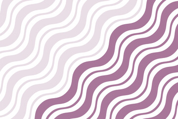 Wall Mural - simple dark light pink color smooth line pattern a purple wave with a pattern of zigzag lines