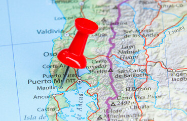 Maullin, Chile pin on map