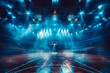 © MVProductions - Professional basketball court arena background