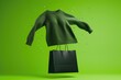 © Andrii  - Fashion Statement: Sweater Soaring from Shopping Bag