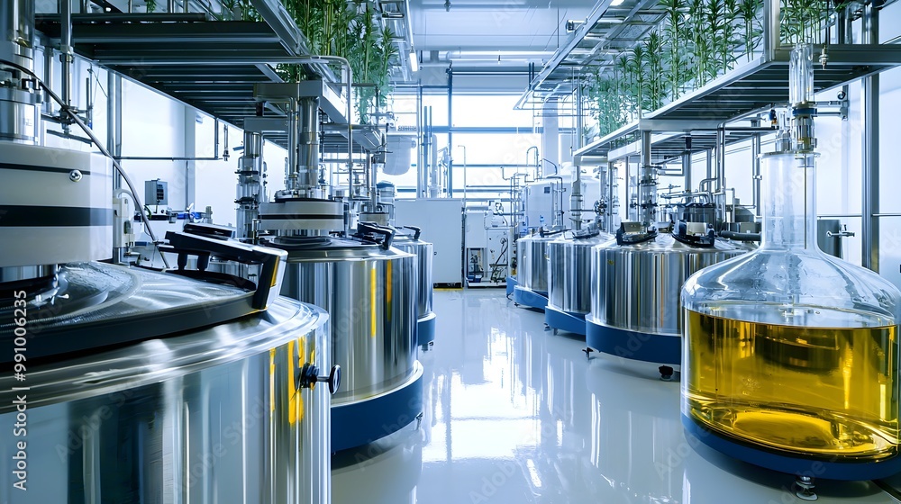 Large Industrial Vats for Efficient High-Tech Cannabis Oil Extraction ...