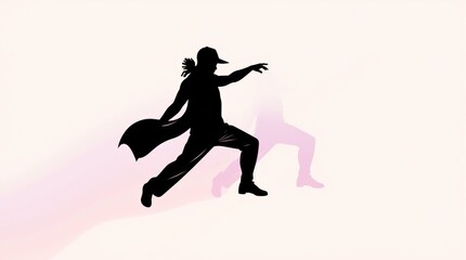 Wall Mural - Colorfull art of hip-hop dance sports Illustration