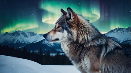 Majestic wolf