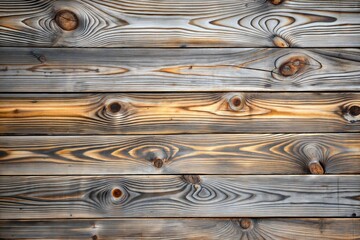 Canvas Print - Vintage wooden planks with rustic texture and grain