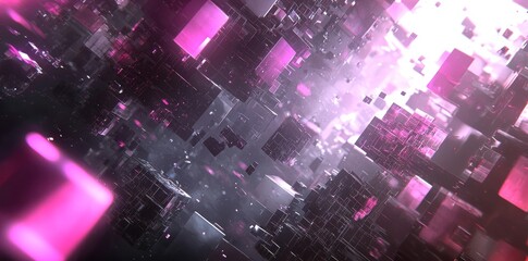 Abstract background of electronic circuit technology in 2D