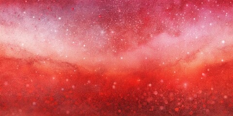 An abstract red sky banner featuring a soft blend of red, orange, and white hues, with a grainy watercolor texture and subtle light effects.
