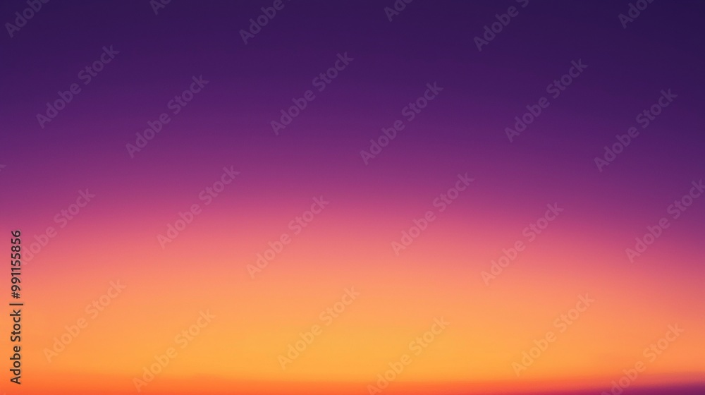 Mesmerizing purple and orange sunset sky with vibrant colors and ...