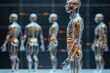 © Ali - A series of skeleton on their chest and body