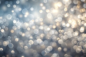 Wall Mural - abstract shimmering bokeh lights creating glowing pattern